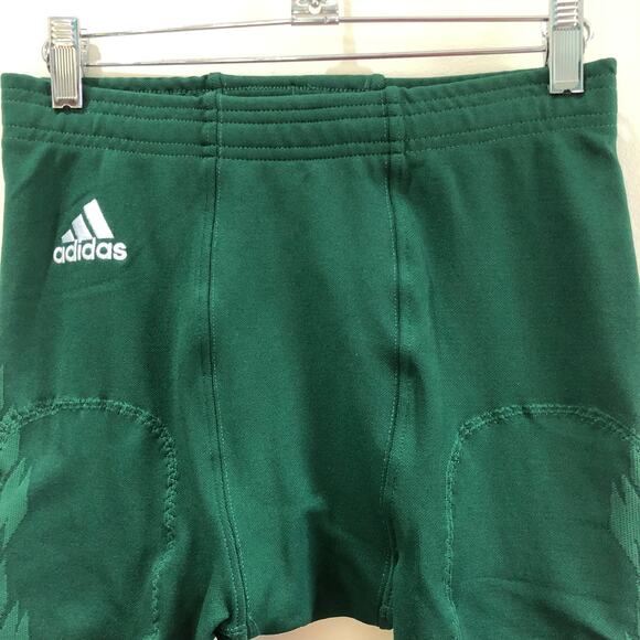 Adidas Football Pants Men’s 2 XL Techfit Primeknit Drawstring Climacool Green - Picture 8 of 10